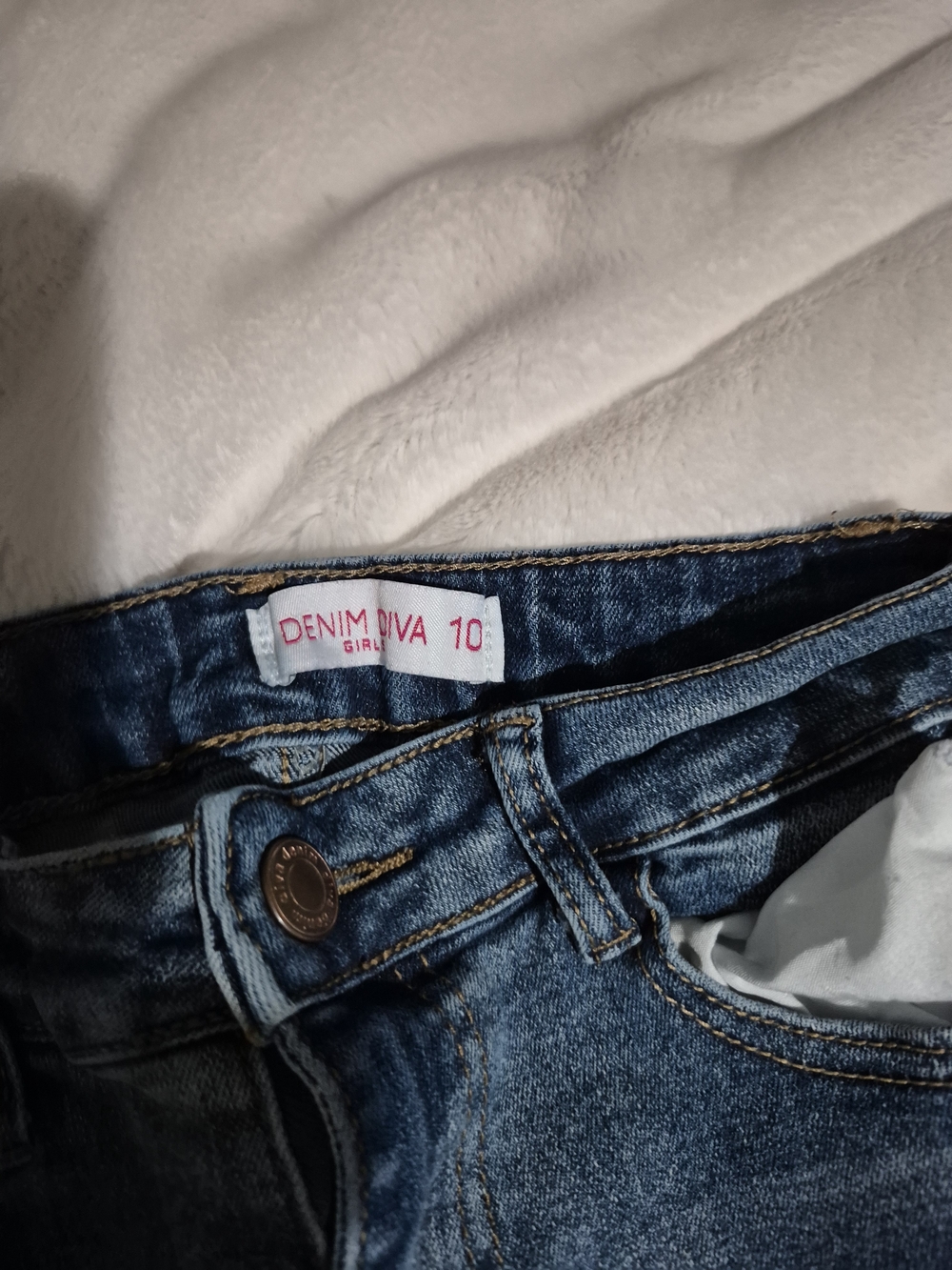 Denim Diva Girls Blue Jeans - Size 10